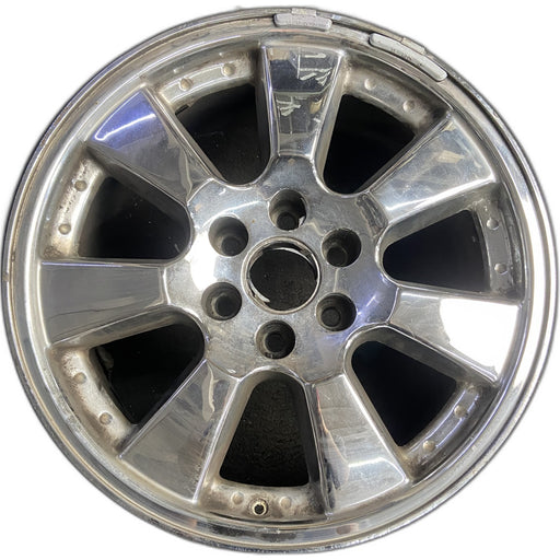 20" SIERRA DENALI 05-06 20x8.5, chrome, 7 spoke, flat flared spokes, factory - Front View
