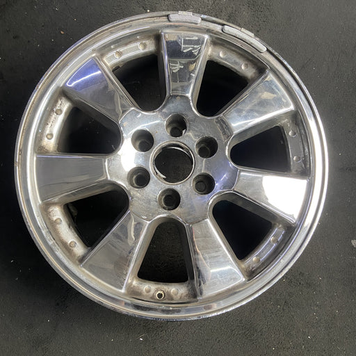 20" SIERRA DENALI 05-06 20x8.5, chrome, 7 spoke, flat flared spokes, factory - Additional View