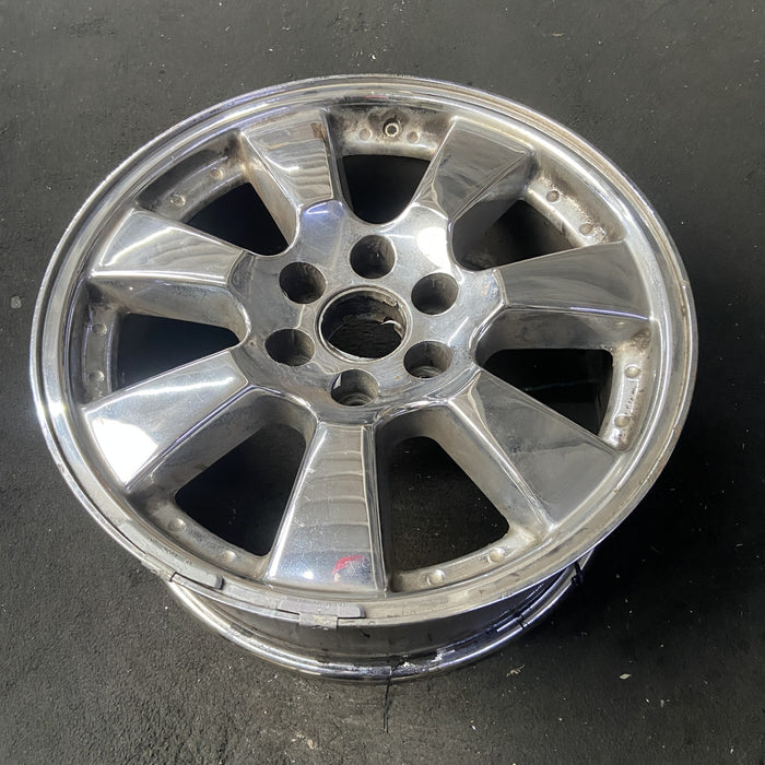 20" SIERRA DENALI 05-06 20x8.5, chrome, 7 spoke, flat flared spokes, factory - View 8