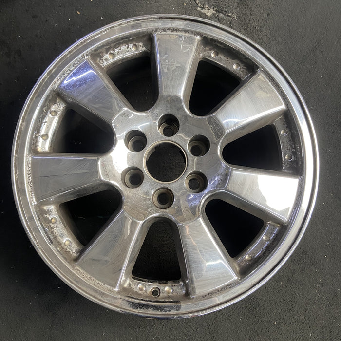 20" SIERRA DENALI 05-06 20x8.5, chrome, 7 spoke, flat flared spokes, factory - Additional View