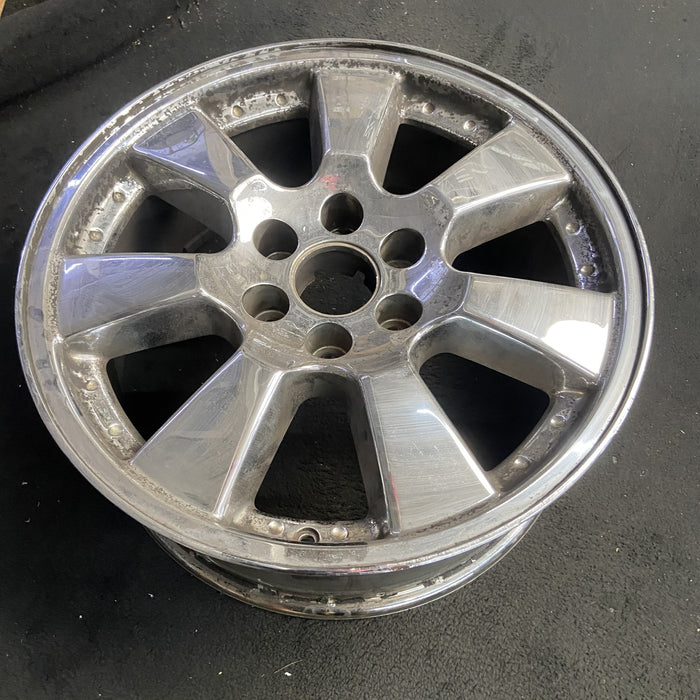 20" SIERRA DENALI 05-06 20x8.5, chrome, 7 spoke, flat flared spokes, factory - View 7
