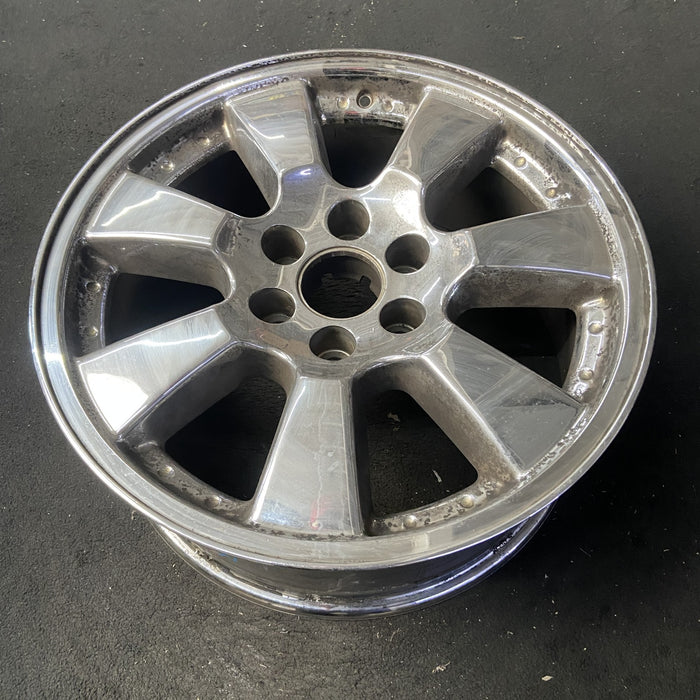 20" SIERRA DENALI 05-06 20x8.5, chrome, 7 spoke, flat flared spokes, factory - View 8