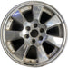 20" SIERRA DENALI 05-06 20x8.5, chrome, 7 spoke, flat flared spokes, factory - Front View