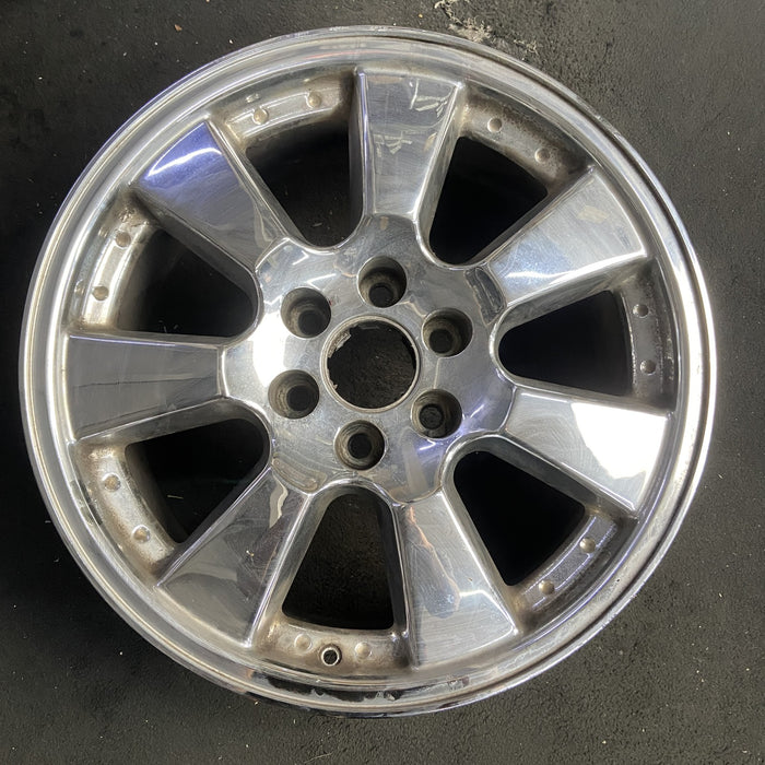20" SIERRA DENALI 05-06 20x8.5, chrome, 7 spoke, flat flared spokes, factory - Additional View