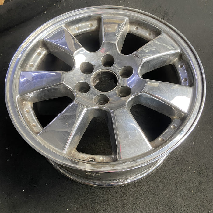 20" SIERRA DENALI 05-06 20x8.5, chrome, 7 spoke, flat flared spokes, factory - View 7