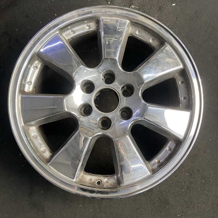 20" SIERRA DENALI 05-06 20x8.5, chrome, 7 spoke, flat flared spokes, factory - Additional View