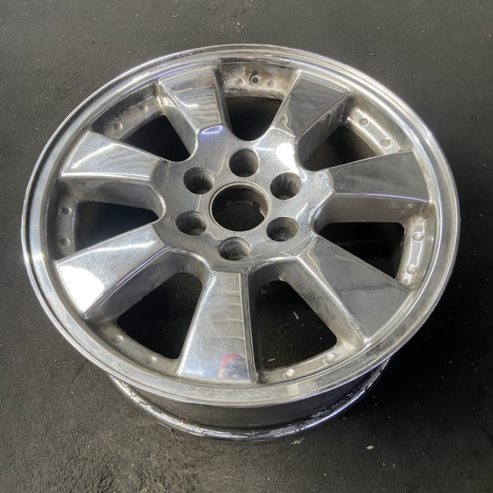20" SIERRA DENALI 05-06 20x8.5, chrome, 7 spoke, flat flared spokes, factory - View 8