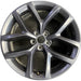 20" CHALLENGER 19-20 20x8 , , Y spoke, , black Original OEM Wheel Rim - Front View