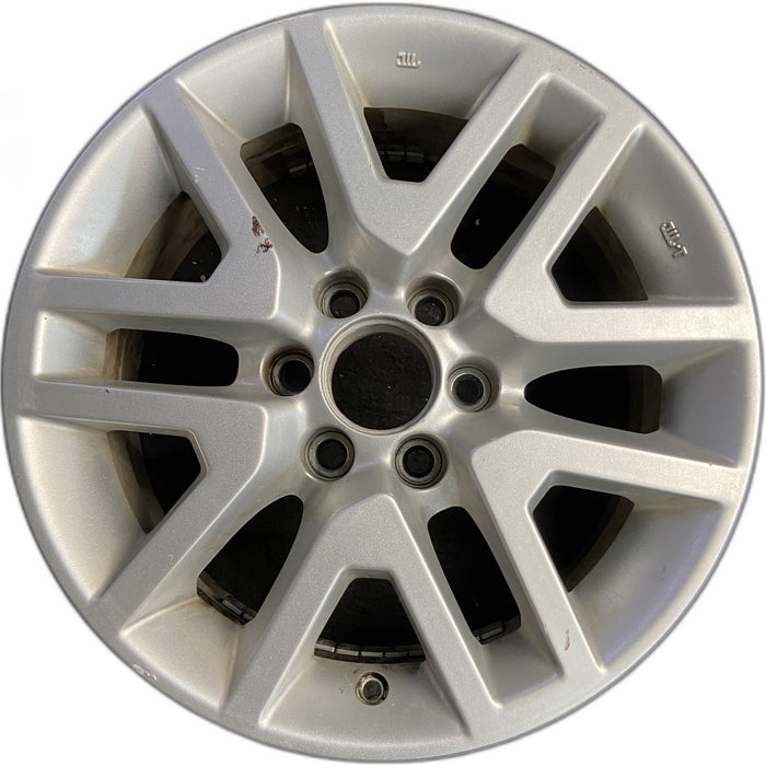 16" FRONTIER 14-21 16x7, alloy , open V spoke Original OEM Wheel Rim - Front View