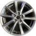 18" MAZDA 3 17-18 18x7 , dark silver Original OEM Wheel Rim - Front View