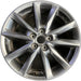 18" MAZDA 3 17-18 18x7 , dark silver Original OEM Wheel Rim - Front View