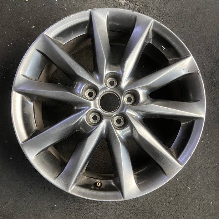 18" MAZDA 3 17-18 18x7 , dark silver Original OEM Wheel Rim - Additional View