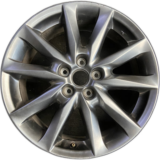 18" MAZDA 3 17-18 18x7 , dark silver Original OEM Wheel Rim - Front View