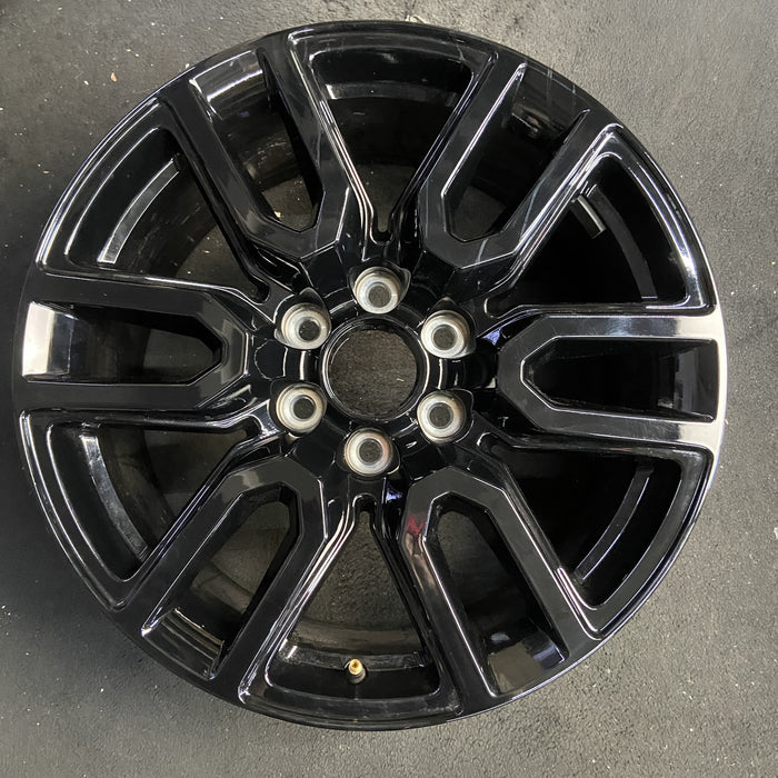 20" SIERRA 1500 PICKUP 20 20x9, 12 spoke, U spoke, gray Original OEM Wheel Rim - Additional View