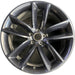 20" CHALLENGER 22 20x9 , , wide spoke, black Original OEM Wheel Rim - Front View