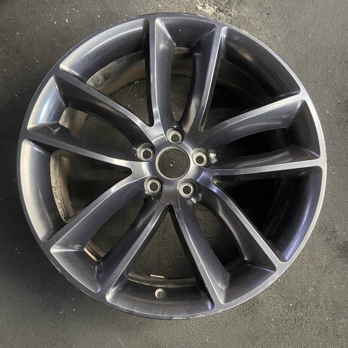 20" CHALLENGER 22 20x9 , , wide spoke, black Original OEM Wheel Rim - Additional View