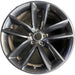 20" CHALLENGER 22 20x9 , , wide spoke, black Original OEM Wheel Rim - Front View