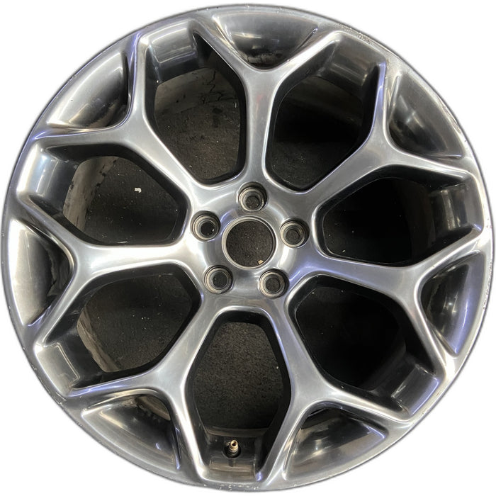 20" 300 15-22 20x8 , 7 Y spoke, polished Original OEM Wheel Rim - Front View