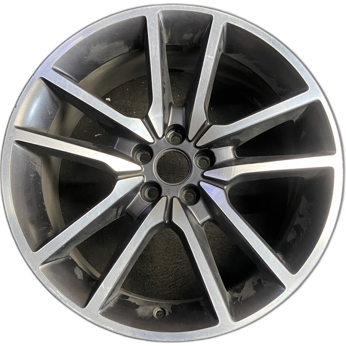 20" CHALLENGER 20 20x8 , , V spoke Original OEM Wheel Rim - Front View