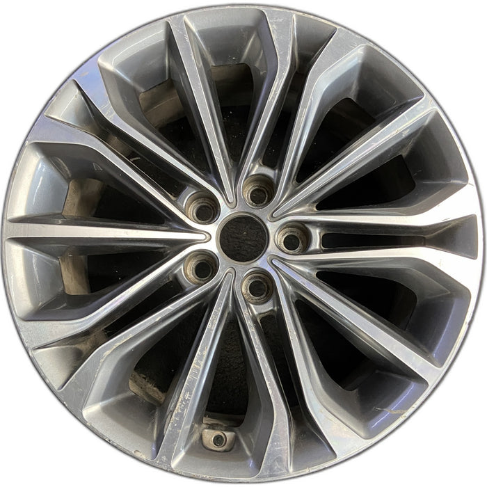18" G80 17 18x8 Original OEM Wheel Rim - Front View
