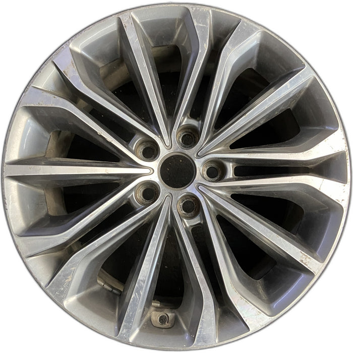 18" G80 17 18x8 Original OEM Wheel Rim - Front View
