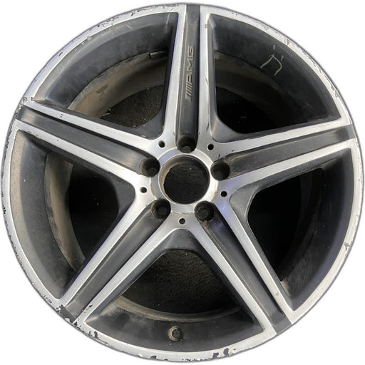 18" MERCEDES CLS-CLASS 08 219 Type; CLS550, 18x8.5, 5 spoke Original OEM Wheel - Front View