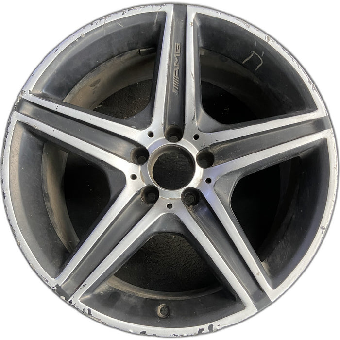 18" MERCEDES CLS-CLASS 08 219 Type; CLS550, 18x8.5, 5 spoke Original OEM Wheel - Front View