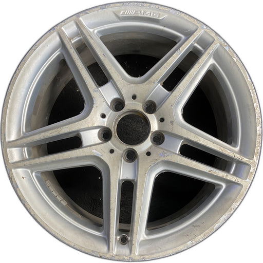 18" MERCEDES C-CLASS 08-09 204 Type; C300, 18x8 Original OEM Wheel Rim - Front View