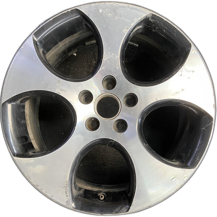 18" GOLF 06 VIN K , , 18x7.5 , 5 spoke, single , black pockets Original OEM - Front View