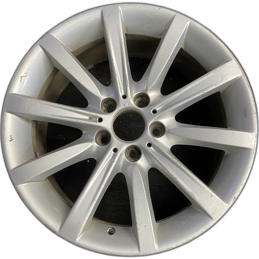 18" BMW 528i 11-16 18x8 , 10 spoke , alternating spoke, silver Original OEM - Front View