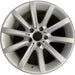 18" BMW 528i 11-16 18x8 , 10 spoke , alternating spoke, silver Original OEM - Front View