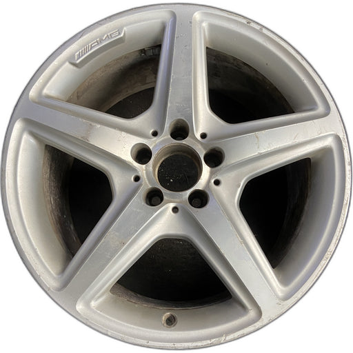 18" MERCEDES CLS-CLASS 12 218 Type; CLS550, AWD, 18x9.5, AMG, silver accents - Front View