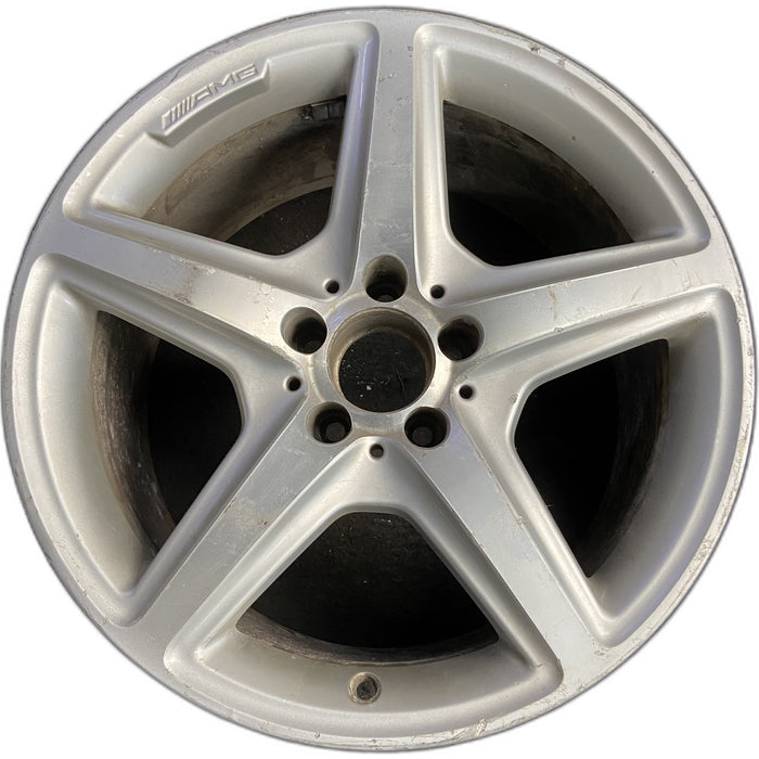 18" MERCEDES CLS-CLASS 12 218 Type; CLS550, AWD, 18x9.5, AMG, silver accents - Front View