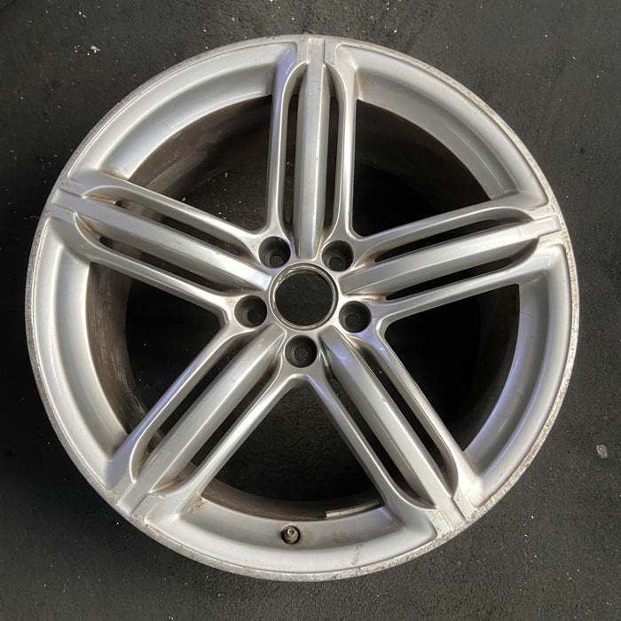 19" AUDI A5 08-09 19x9, 5 spoke Original OEM Wheel Rim - Additional View