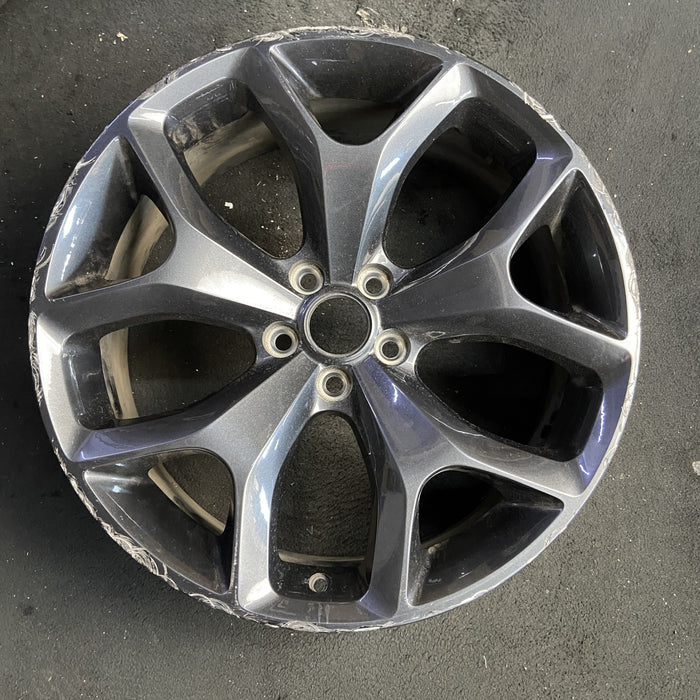 20" CHALLENGER 15-17 20x8 , 5 Y spoke, dark gray Original OEM Wheel Rim - Additional View