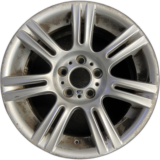 17" BMW 323i 06-12 17x8 , 7 spoke, double spoke Original OEM Wheel Rim - Front View