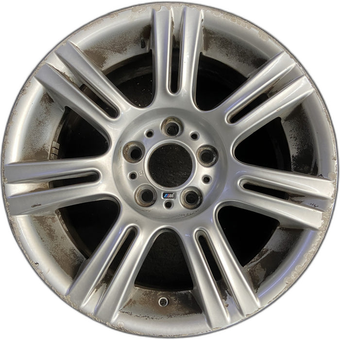 17" BMW 323i 06-12 17x8 , 7 spoke, double spoke Original OEM Wheel Rim - Front View