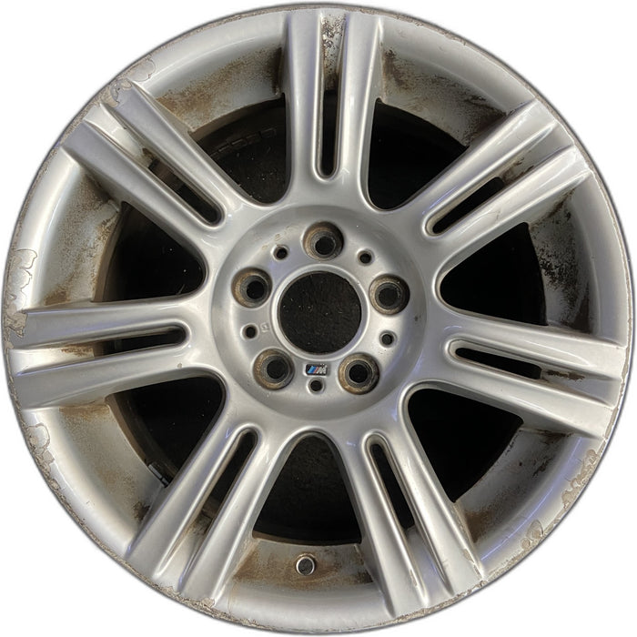 17" BMW 323i 06-12 17x8 , 7 spoke, double spoke Original OEM Wheel Rim - Front View