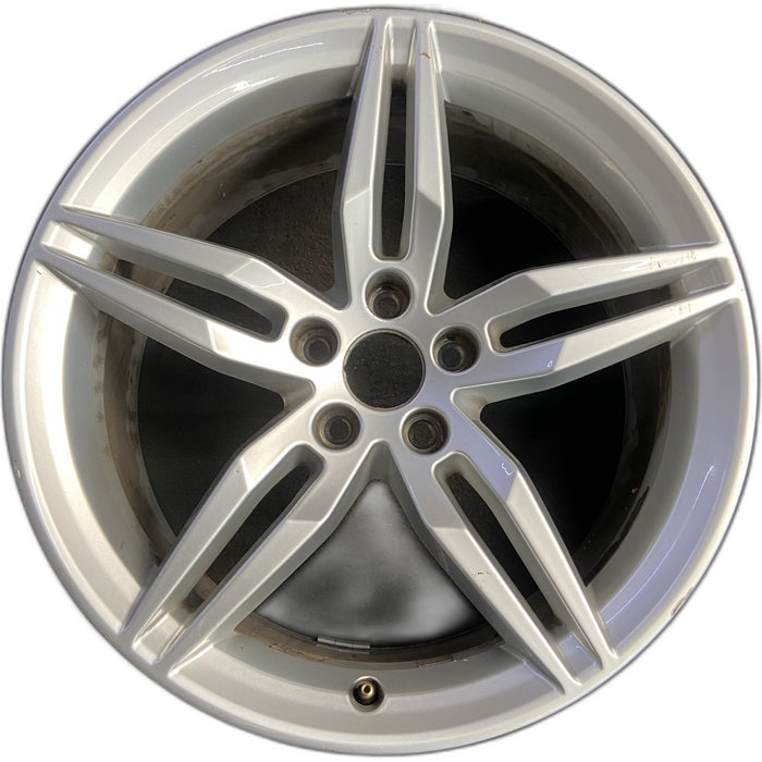 19" AUDI A5 18 19x8.5 , 5 double spoke Original OEM Wheel Rim - Front View