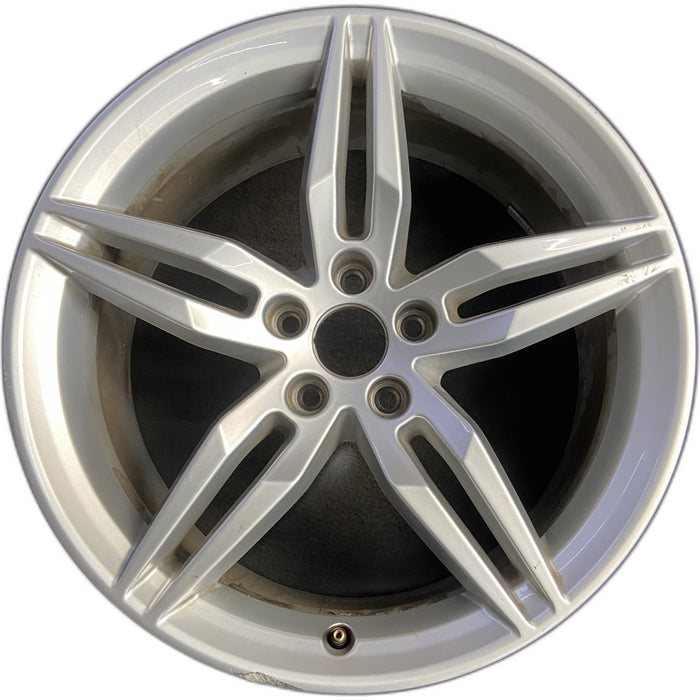 19" AUDI A5 18 19x8.5 , 5 double spoke Original OEM Wheel Rim - Front View