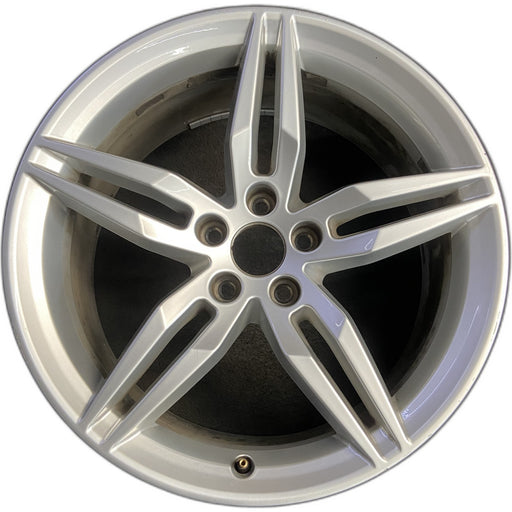 19" AUDI A5 18 19x8.5 , 5 double spoke Original OEM Wheel Rim - Front View
