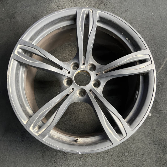 20" BMW M5 12-16 20x10 , 5 double spoke, , silver Original OEM Wheel Rim - Additional View