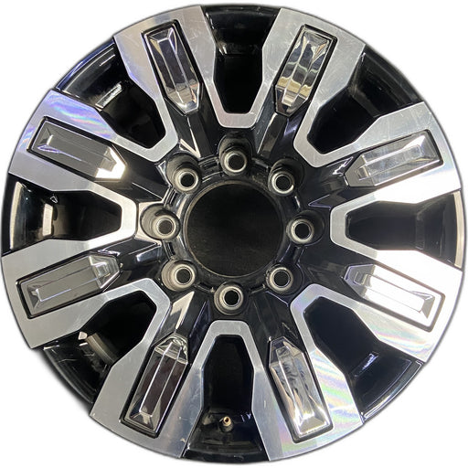 20" SIERRA 2500 PICKUP 24 20x8.5, 8 spoke, raised spoke , chrome inserts - Front View