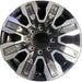 20" SIERRA 2500 PICKUP 24 20x8.5, 8 spoke, raised spoke , chrome inserts - Front View