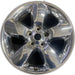 20" DODGE 1500 PICKUP 13 , 20x8, chrome clad Original OEM Wheel Rim - Front View