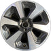 17" FORESTER 17-18 17x7, alloy , w/machined face Original OEM Wheel Rim - Front View