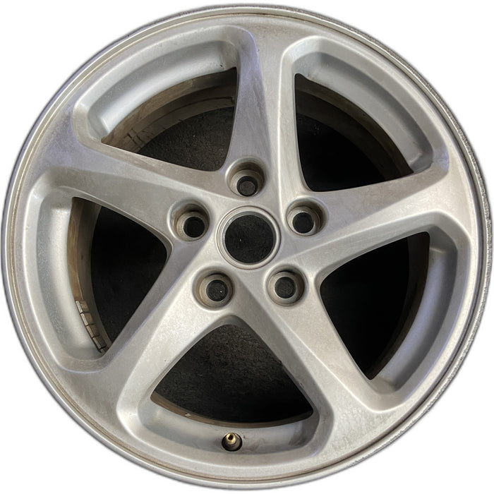 16" MALIBU 16 VIN Z , aluminum, 16x7 Original OEM Wheel Rim - Front View