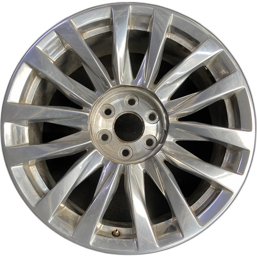 22" ESCALADE 21-24 22x9, 14 spoke, polished Original OEM Wheel Rim - Front View