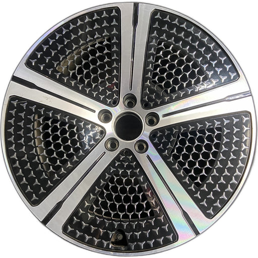 20" EQS-CLASS 22 297 Type, 20x8.5 , single spoke Original OEM Wheel Rim - Front View