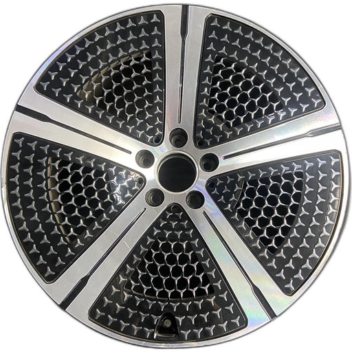 20" EQS-CLASS 22 297 Type, 20x8.5 , single spoke Original OEM Wheel Rim - Front View